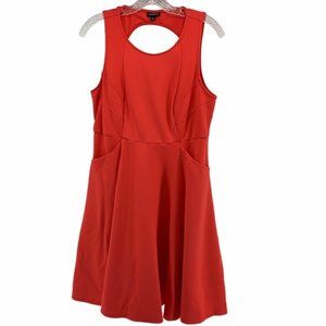 torrid | Coral Sleeveless Dress with Pockets! - Size 0x